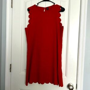 Large burnt orange dress